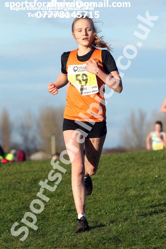 Girls under-15s Davison Shield, 2020 Sherman Cup/Davison Shield, Temple Park, South Shields.  Photo: David T. Hewitson/Sports for All Pics